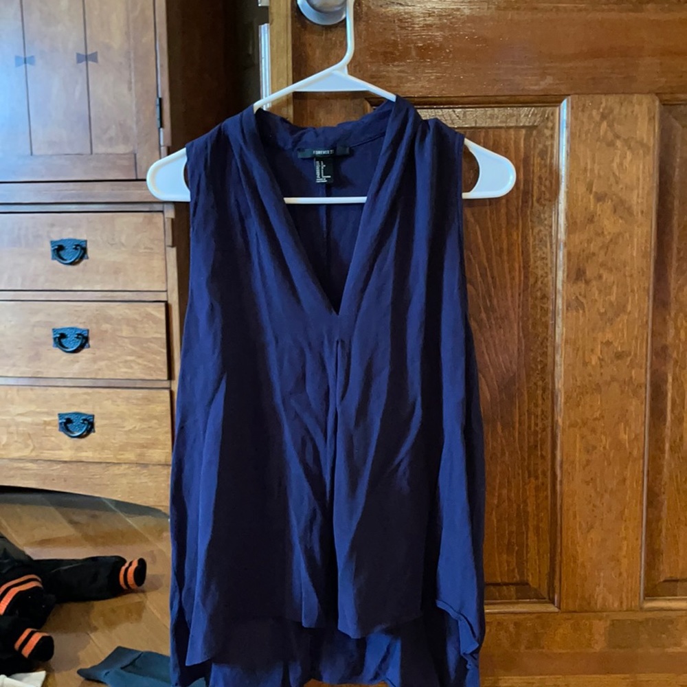 Navy tank top